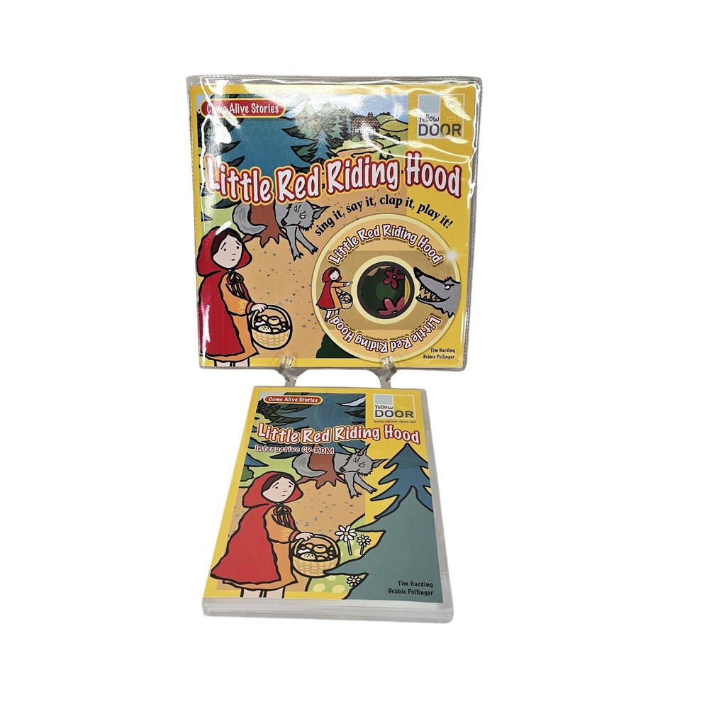 Yellow Door‎ Little Red Riding Hood Book Audio CD + Interactive CD-ROM PC/Mac